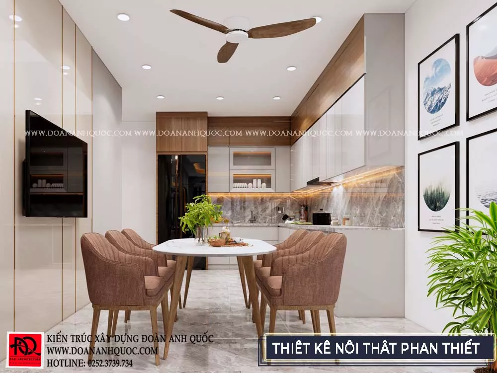 Thiết kế nhà cấp 4 trên nền đất đỏ tại Phan Thiết